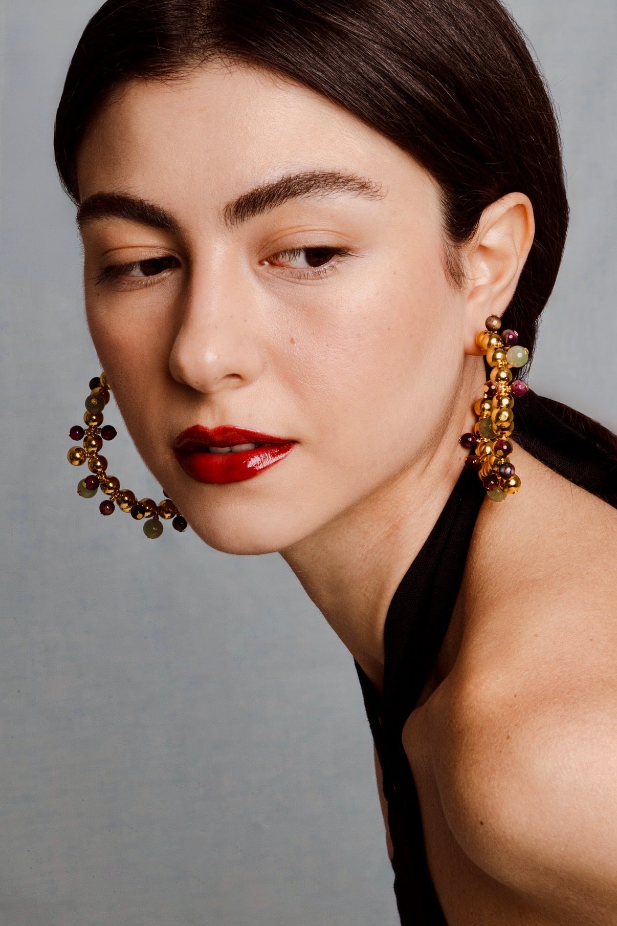 Cleo hoops earrings