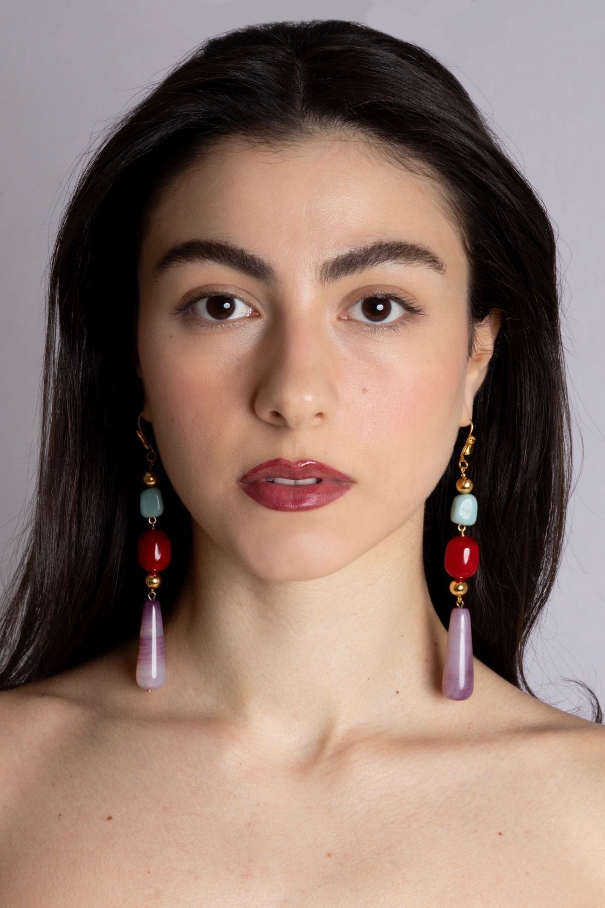 The parrot earrings
