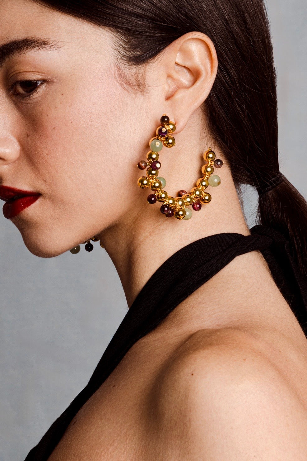 Cleo hoops earrings