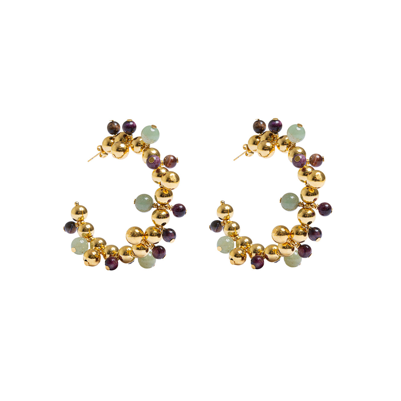 Cleo hoops earrings