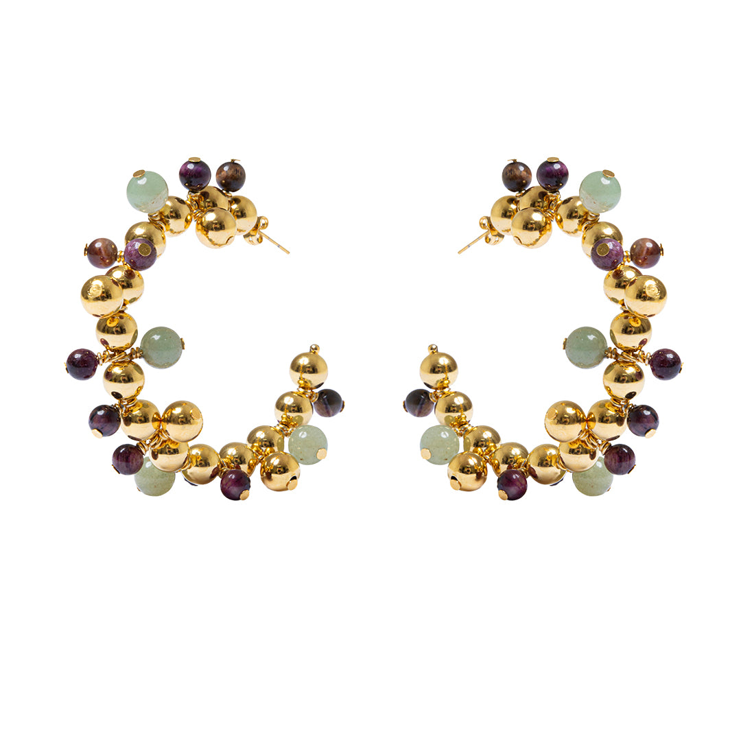 Cleo hoops earrings